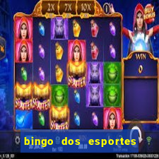 bingo dos esportes para imprimir